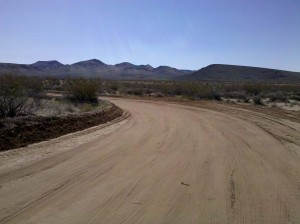 Corner near start-had hole inside