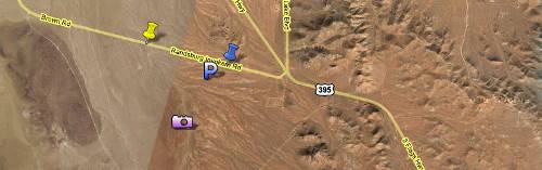 Google Map of the High Desert Trails Rally 2009