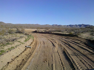 road grading at the High Desert Trails Rally